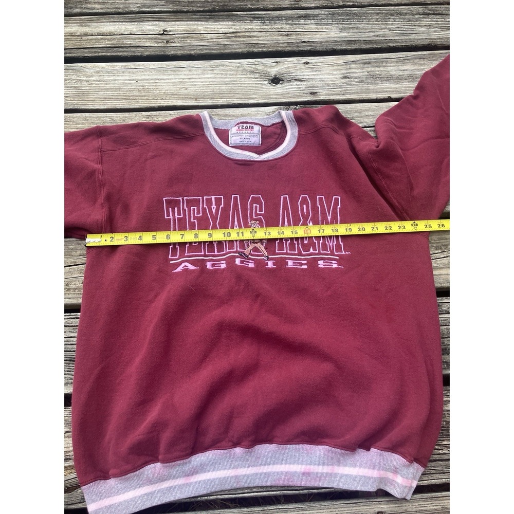 VTG Texas A&M Sweatshirt XL Aggies Team Edition Ol' Sarge College Ncaa Football - Picture 8 of 9